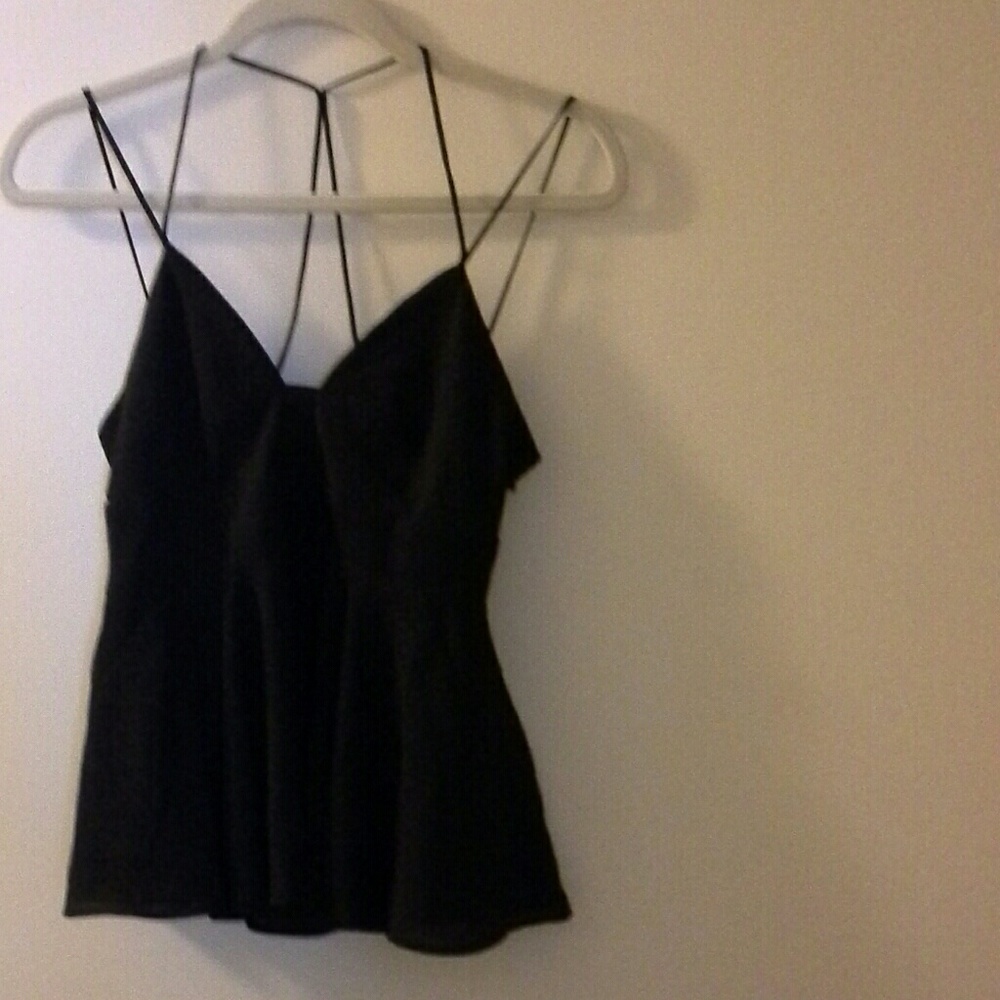 Open back blouse